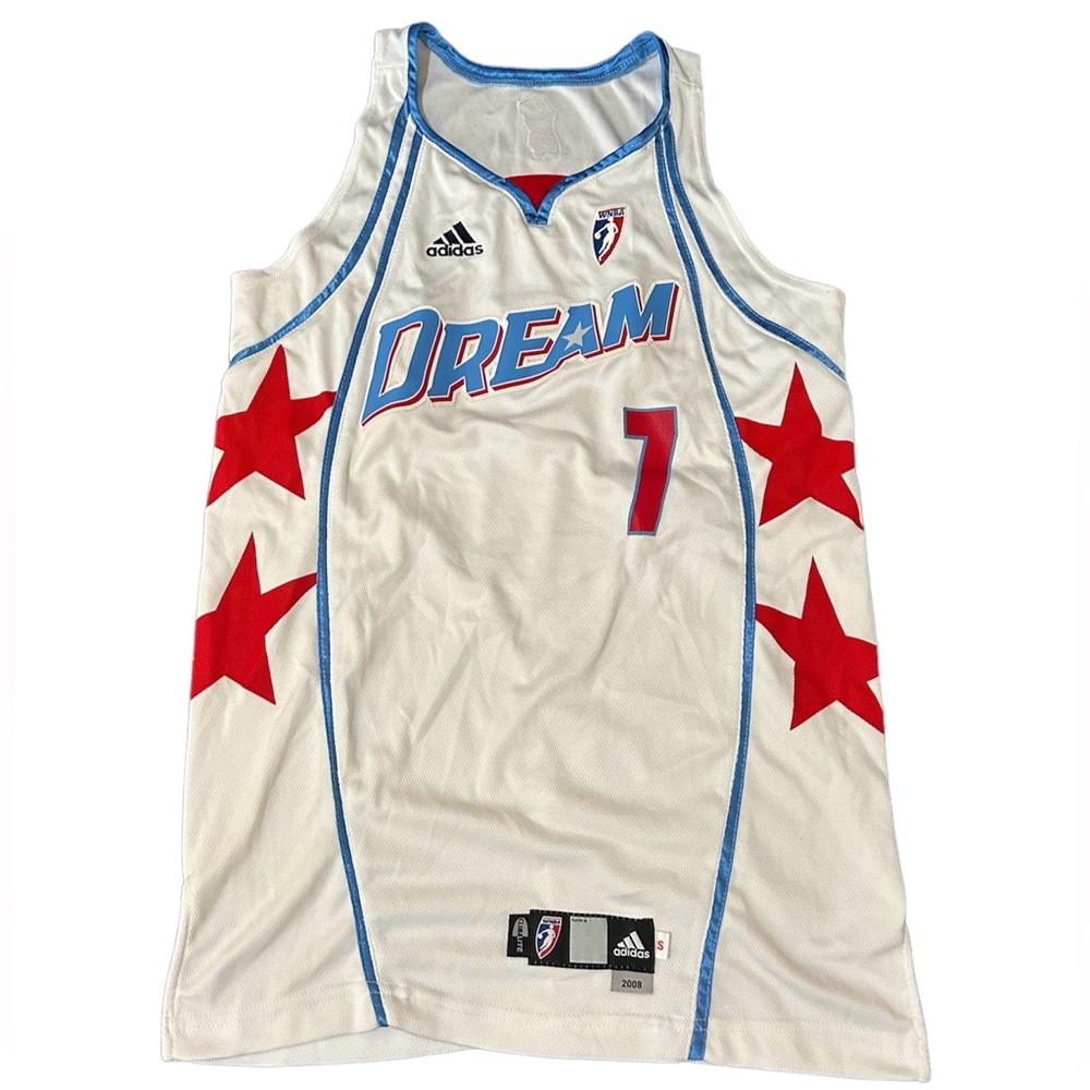 Vintage 2008 Atlanta Dream WNBA White Basketball Adidas Jersey Size Women Small